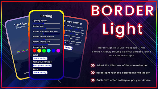 Android application Edge Lighting & BorderPower screenshort