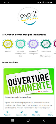 Android application Esprit Commerces Nord Doubs screenshort