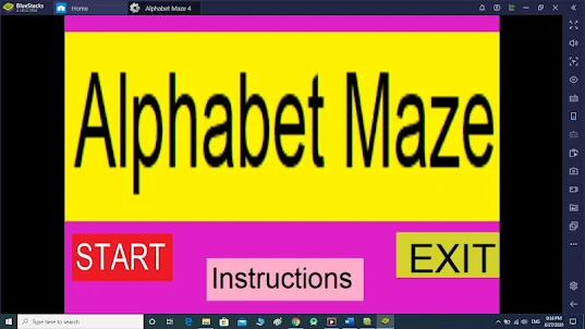 Alphabet Maze 12