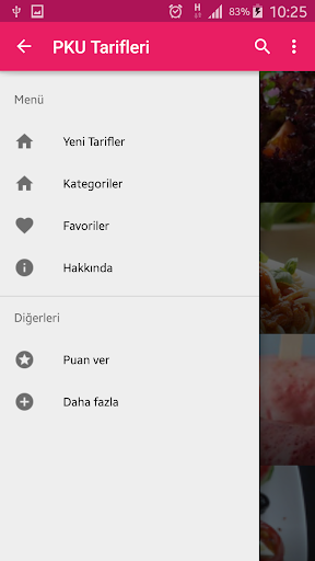 PKU Yemek Tarifleri Screen 3