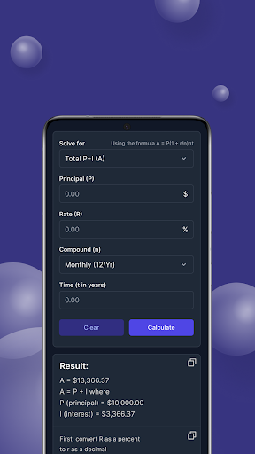 Compound Interest Calculator Screen 2