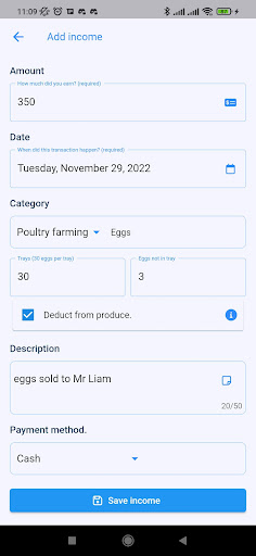 Famini - A Farmers Notebook Screen 2