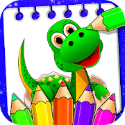 Dinosaurs Coloring Book & Drawing Game
