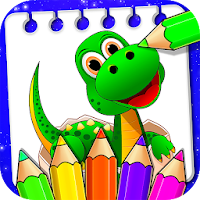 Dinosaurs Coloring Book & Drawing Game