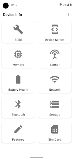 Screenshot of Device Info