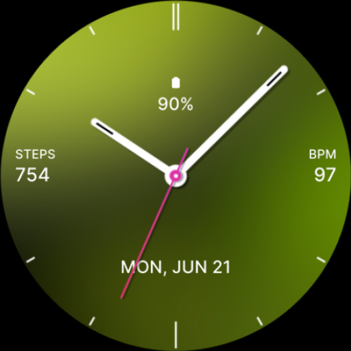 Beauty Green Watch Face logo