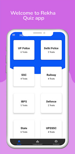 Android application Rekha Quiz Job Preparation screenshort