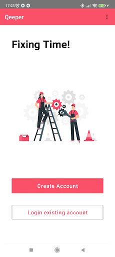 Android application Qeeper screenshort
