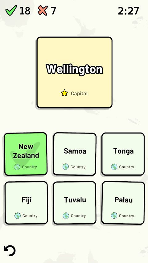 Countries of Oceania Quizのおすすめ画像5