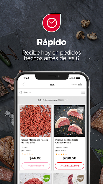 Captura de Pantalla 3 meatme® Mercado de Carnes android