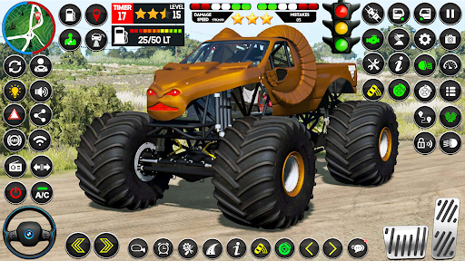 Real Monster Truck Game 3D Screen 3