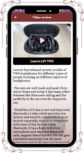 Lenovo LP7 TWS Guide