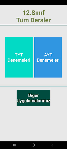 TYT-AYT12.Sınıf Denemeleri