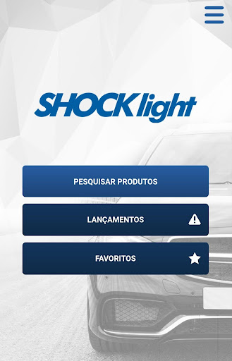 Android application Shocklight - Catálogo screenshort
