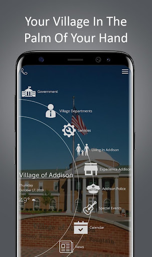 Android application Addison Connected screenshort