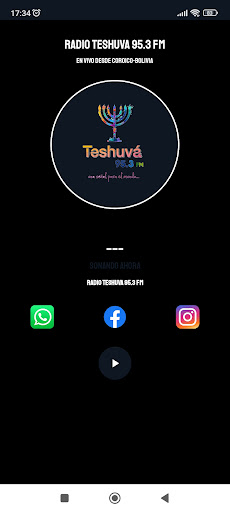 Android application Teshuvá 95.3 FM screenshort