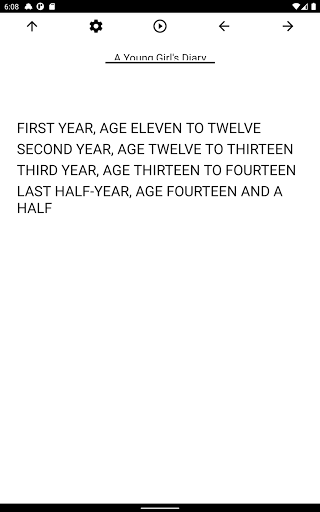 Book, A Young Girls Diary Screen 3
