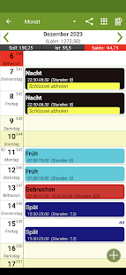 Schicht  Kalender - FlexR Ekran görüntüsü