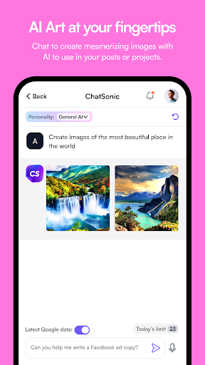 ChatSonic: Super ChatGPT App screenshot 3