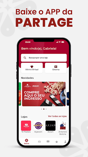 Android application Partage Shopping screenshort