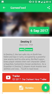 GamesFeed - Upcoming game release dates calendar Screenshot