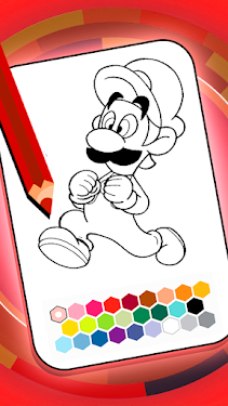#4. Maria and Luigii coloring book (Android) By: 2GX
