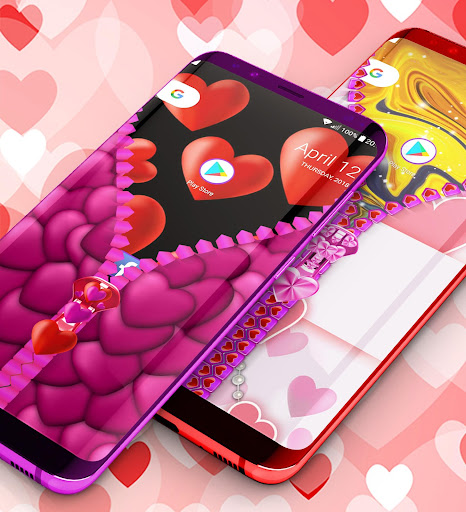 Cute zip screen locker Screen 3