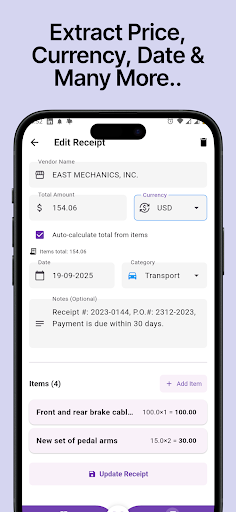 Receipt Scanner Spend Tracker