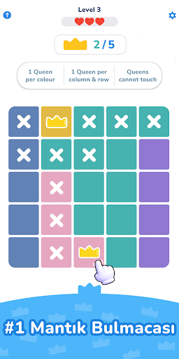 Queens Master: Sudoku Bulmaca Android Oyunu Ekran Görüntüsü 2