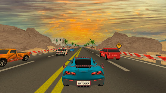 Traffic Car Racer Game: Limits apkpoly screenshots 4