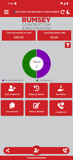 RCR Referrals Screen 3