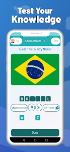 World Flags Quiz Puzzle Game