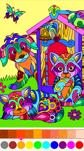 Android application Coloring Book for Adults screenshort