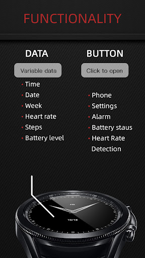 Power Saving Quartz For WearOS Screen 2