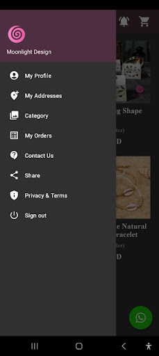 Android application Moonlight Design screenshort