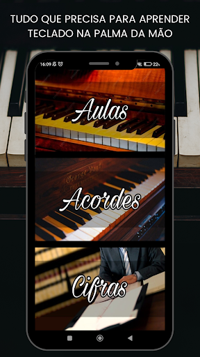 Android application Como tocar teclado screenshort