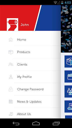JMC MOBILE APP Screen 2