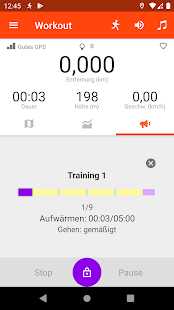 GPS Laufen Joggen & Radfahren Screenshot