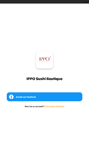 Android application IPPO Sushi Boutique screenshort