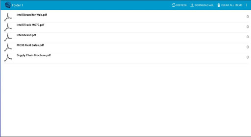 Android application IntelliDocs V3 screenshort