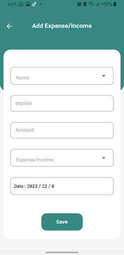 MYM - Manage Your Money Screen 3