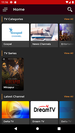 Android application Uganda TV Live screenshort