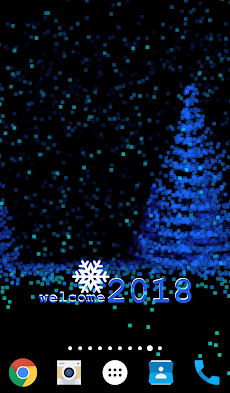3D New Year 2018 LWP ❄️のおすすめ画像1
