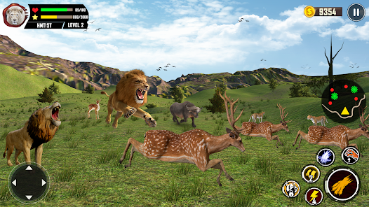Lion Family Simulator 3d Games apkpoly screenshots 7