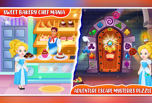Princess fairytale castle game Screen 3