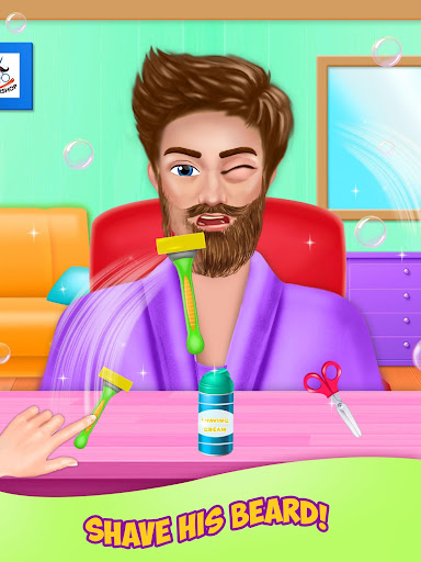 Barber Beard & Hair Salon game apkpoly screenshots 13