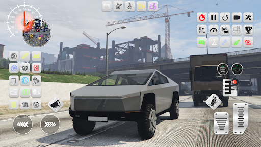 Android application Cybertruck: Electric SUV Rider screenshort