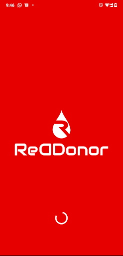 Android application Red Donor screenshort