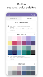 Screenshot 6 Diseñador de paleta de colores android