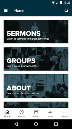 Android application SLO City Church screenshort